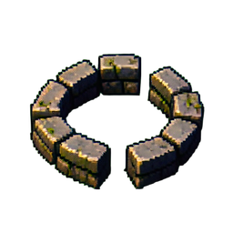 Stone Circle - 256x256 pixel art sprite