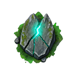 Stone Cracked (Atmospheric) - 256x256 pixel art sprite