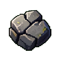 돌 균열 — 256×256 픽셀 아트 스프라이트