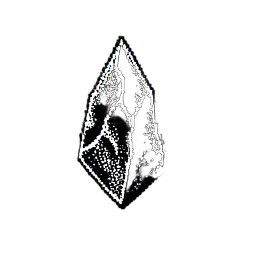 Stone Dark (1-Bit) - 256x256 pixel art sprite