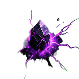 Piedra Oscura (VFX) — sprite pixel art 256×256