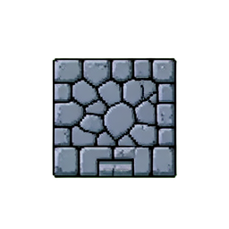Steinboden (16-Bit) — 256×256 Pixel-Art-Sprite
