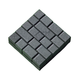 Stone Floor (Voxel) - 256x256 pixel art sprite