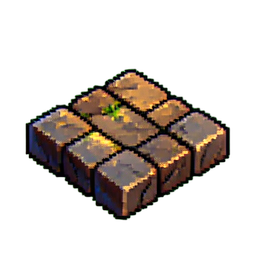 Stone Floor - 256x256 pixel art sprite