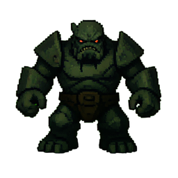 SteinGolem-Wächter — 256×256 Pixel-Art-Sprite