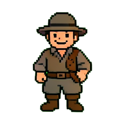 Pedreiro — sprite pixel art 256×256