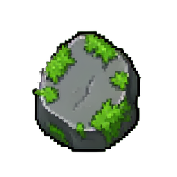 Stone Mossy (16-Bit) - 256x256 pixel art sprite