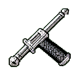 Stone Pike — 256×256 pixel art sprite
