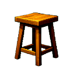 Stool - 256x256 pixel art sprite