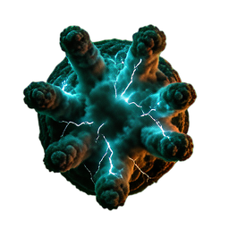 Storm Mage (Cinematic) - 256x256 pixel art sprite