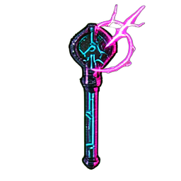 Storm Mage (Cyberpunk) - 256x256 pixel art sprite