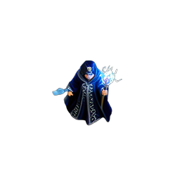 Storm Mage (HD-2D) - 256x256 pixel art sprite