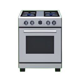 Cuisinière à gaz — sprite pixel art 256×256