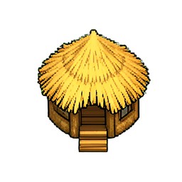 Cabaña de Paja (16-bit) — sprite pixel art 256×256