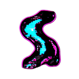 Ruisseau (Cyberpunk) — sprite pixel art 256×256