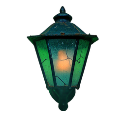 Street Lamp (Cinematic) - 256x256 pixel art sprite