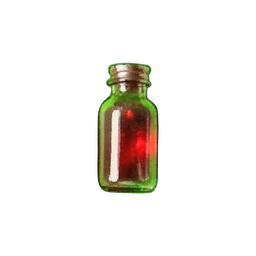 힘 물약 (분위기) — 256×256 픽셀 아트 스프라이트