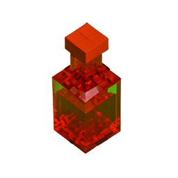 力量药水 (体素) — 256×256 像素游戏素材