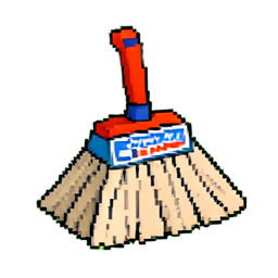 String Mop Head — 256×256 pixel art sprite