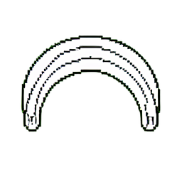 Striped Headband — 256×256 pixel art sprite