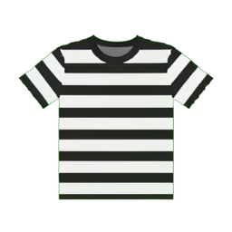 Striped T Shirt — 256×256 pixel art sprite