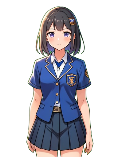 学生会主席 — 384×512 像素游戏素材