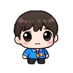 Carte d'étudiant — sprite pixel art 256×256