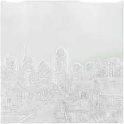 Suburban Neighborhood — 256×256 pixel art sprite