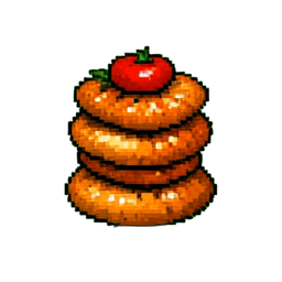 Pila de cubos de azúcar — sprite pixel art 256×256