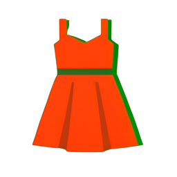 夏季连衣裙 — 256×256 像素游戏素材
