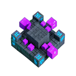 Invocador (Voxel) — sprite pixel art 256×256