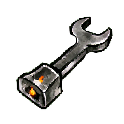 Swage-Block-Eisen — 256×256 Pixel-Art-Sprite