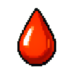 Sweat Drop - 256x256 pixel art sprite