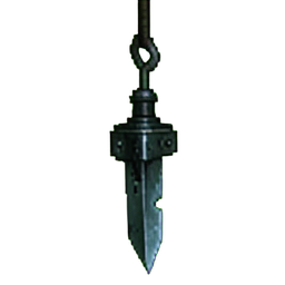 Péndulo de hoja balanceada — sprite pixel art 256×256
