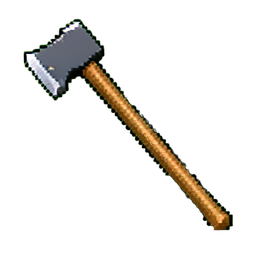 Martillo de péndulo — sprite pixel art 256×256