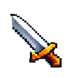 Sword Cursor - 256x256 pixel art sprite