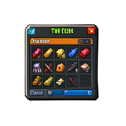 Tab Inventory - 256x256 pixel art sprite