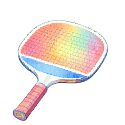 Table Tennis Net Clamp — 256×256 pixel art sprite