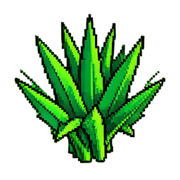 Tall Grass (16-Bit) - 256x256 pixel art sprite