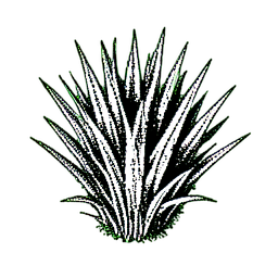 Hohes Gras (1-Bit) — 256×256 Pixel-Art-Sprite