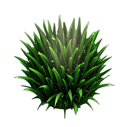 高草 (HD-2D) — 256×256 像素游戏素材