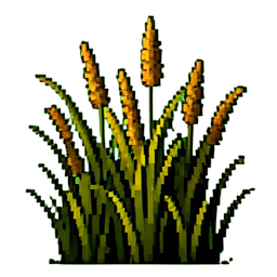 高草 — 256×256 像素游戏素材