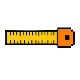 Mètre Ruban — sprite pixel art 256×256