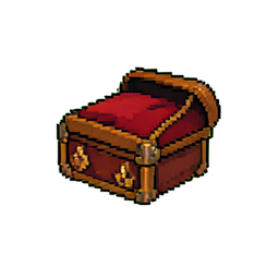 Terciopelo enrollado de tapiz — sprite pixel art 256×256