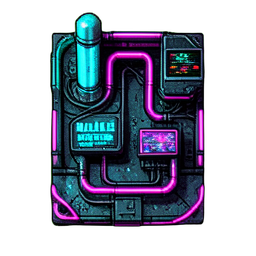 Tavern (Cyberpunk) — 256×256 pixel art sprite