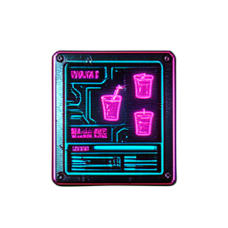 Tavern Keeper (Cyberpunk) - 256x256 pixel art sprite