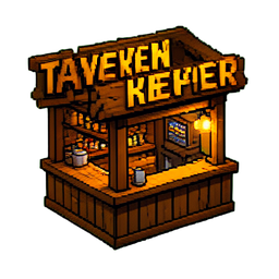 Tavernenwächter — 256×256 Pixel-Art-Sprite
