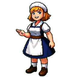 Wirtin — 256×256 Pixel-Art-Sprite