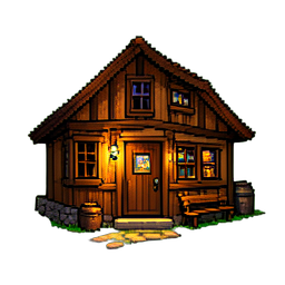 Taverne — 256×256 Pixel-Art-Sprite
