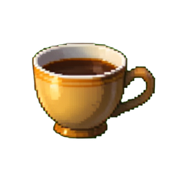 Tasse — 256×256 Pixel-Art-Sprite
